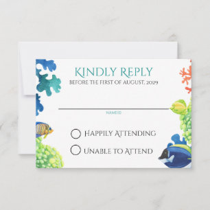 Kleurrijke Aquarium Response Kaart