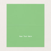 Kleurrijke ara papegaai groene bladeren rode snave visitekaartje (Binnenkant ongevouwen)