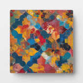 Kleurrijke Arabesque Abstract - geometrische decor Fotoplaat (Voorkant)