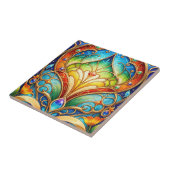 Kleurrijke Arabische keramische Tegel Tegeltje (Zijkant)