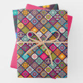 Kleurrijke Arabische mandala lantaarn exotisch ont Inpakpapier Vel (In situ)