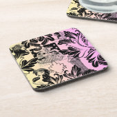  Kleurrijke Arc Deco Damask Victoriaans Bier Onderzetter (Linkerzijde)