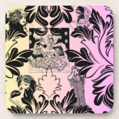  Kleurrijke Arc Deco Damask Victoriaans Bier Onderzetter (Voorkant)