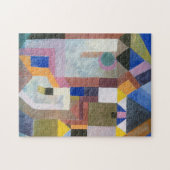 Kleurrijke architectuur | Paul Klee Legpuzzel (Horizontaal)