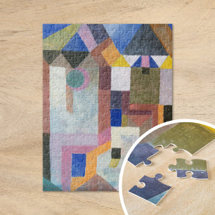 Kleurrijke architectuur   Paul Klee Legpuzzel