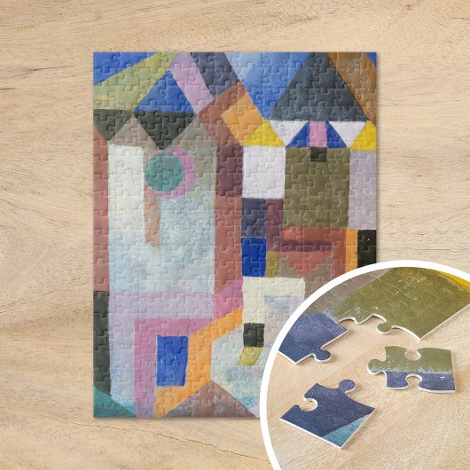 Kleurrijke architectuur | Paul Klee Legpuzzel