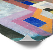 Kleurrijke architectuur | Paul Klee Poster (Hoek)