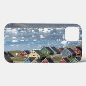 Kleurrijke architectuur van de stad Narsaq, Case-Mate iPhone Case (Achterkant (horizontaal))