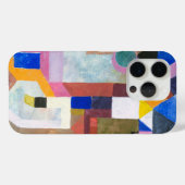 Kleurrijke architectuur van Paul Klee, Abstracte k Case-Mate iPhone Case (Achterkant (horizontaal))