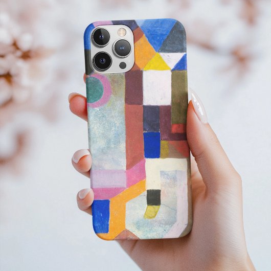 Kleurrijke architectuur van Paul Klee, Abstracte k Case-Mate iPhone Case