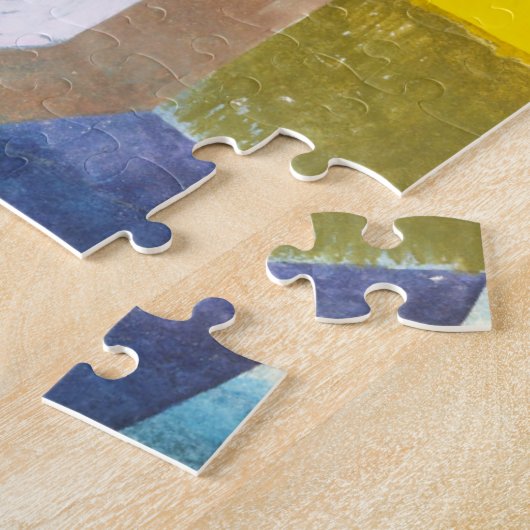 Kleurrijke architectuur van Paul Klee, Abstracte k Legpuzzel (Zijkant)