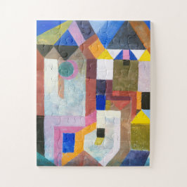 Kleurrijke architectuur van Paul Klee, Abstracte k Legpuzzel
