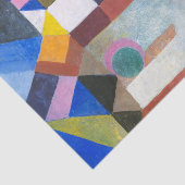 Kleurrijke architectuur van Paul Klee, Abstracte k Tissuepapier (Detail)