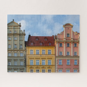 Kleurrijke Architectuur Wroclaw Polen Legpuzzel