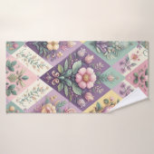 Kleurrijke Argyle pastel Pasen/Lente Badhanddoek (Badhanddoek)