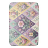 Kleurrijke Argyle pastel Pasen/Lente Badmat (Voorkant Verticaal)