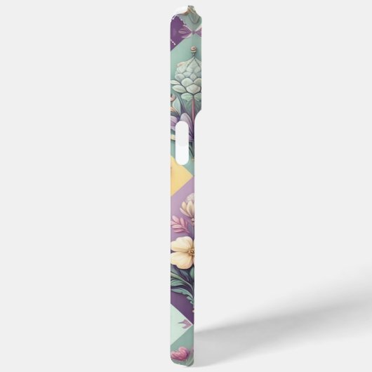 Kleurrijke Argyle pastel Pasen/Lente Case-Mate iPhone Case (Achterkant / Rechts)