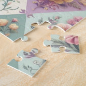 Kleurrijke Argyle pastel Pasen/Lente Legpuzzel (Zijkant)