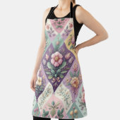 Kleurrijke Argyle pastel Pasen/Lente Schort (Insitu)