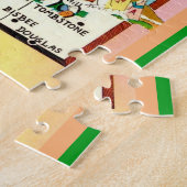 Kleurrijke Arizona Kaart 11x14 Jigsaw Puzzel (Zijkant)