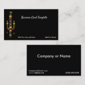 Kleurrijke Arizona Zuidwestelijke Saguaro Cactus Visitekaartje (Voorkant / Achterkant)