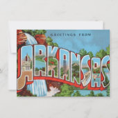 Kleurrijke Arkansas verhuis aankondiging (Voorkant)