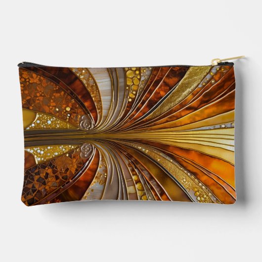 Kleurrijke Art Deco Accessoirezak Etui (Achterkant)