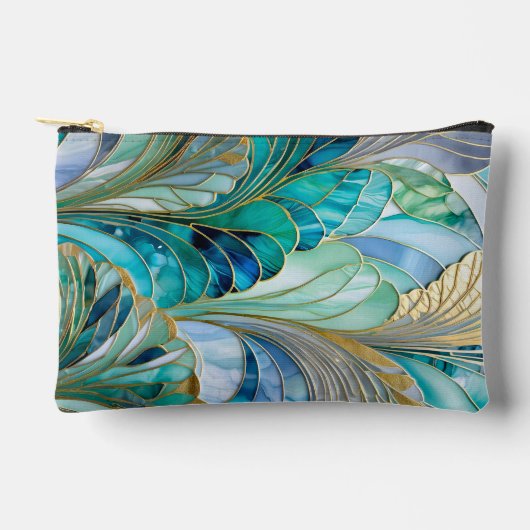 Kleurrijke Art Deco Accessoirezak Etui (Voorkant)