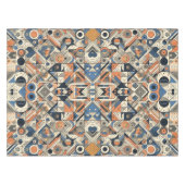 Kleurrijke Art Deco Design Tafelkleed (Voorkant (Horizontaal))