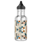 Kleurrijke Art Deco Design Waterfles (Rechts)