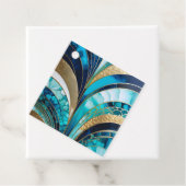 Kleurrijke Art Deco Gift Labels (In situ)