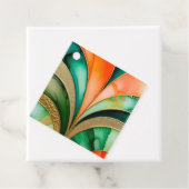 Kleurrijke Art Deco Gift Labels (In situ)