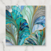 Kleurrijke Art Deco Gift Labels (Voorkant)