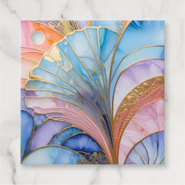 Kleurrijke Art Deco Gift Labels