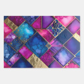 Kleurrijke Art Deco inpakpapier vellen (Voorkant 3)