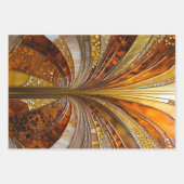 Kleurrijke Art Deco inpakpapier vellen (Voorkant)