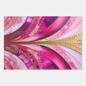 Kleurrijke Art Deco inpakpapier vellen (Voorkant)