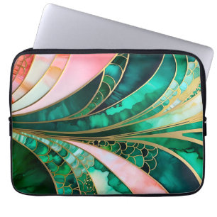 Kleurrijke Art Deco Laptop Hoesje Sleeve