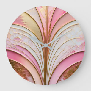 Kleurrijke Art Deco wandklok
