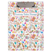 Kleurrijke Art Supplies Creatief patroon voor Kuns