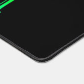 Kleurrijke Arthur naam, bureau mat (Hoek)