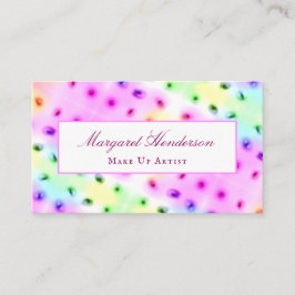 Kleurrijke artiest visitekaartje
