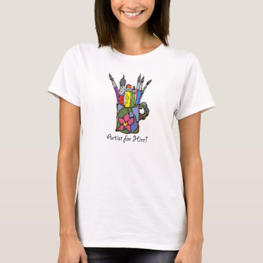 Kleurrijke artiesten Pencils en pencils T-shirt (Voorkant)