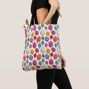 Kleurrijke artisjokken tote bag