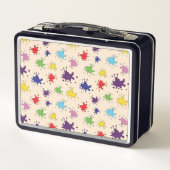 Kleurrijke Artist Palette verf splatter inkt splas (Achterkant)