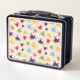 Kleurrijke Artist Palette verf splatter inkt splas