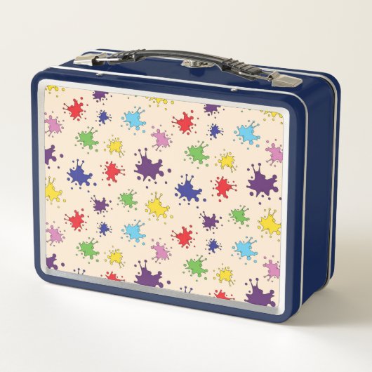 Kleurrijke Artist Palette verf splatter inkt splas (Achterkant)