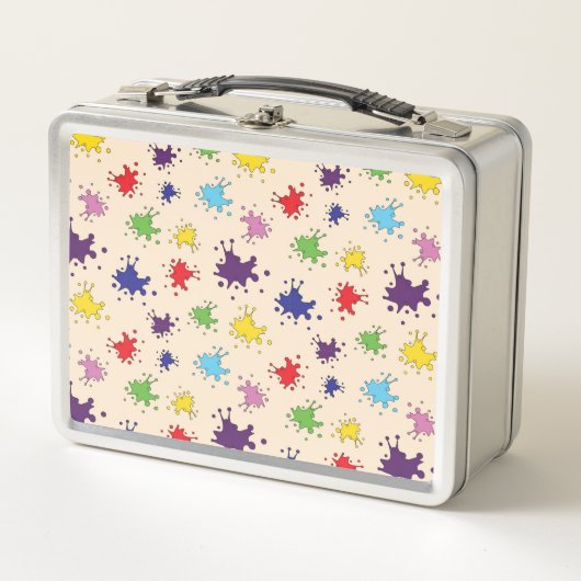 Kleurrijke Artist Palette verf splatter inkt splas (Voorkant)