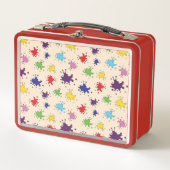 Kleurrijke Artist Palette verf splatter inkt splas (Voorkant)