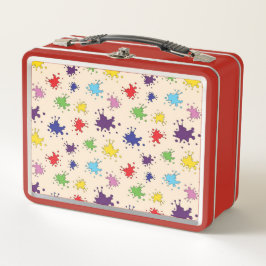 Kleurrijke Artist Palette verf splatter inkt splas